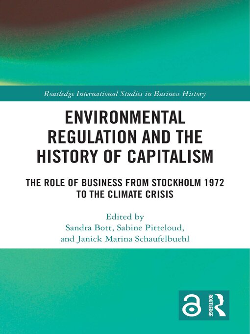 Title details for Environmental Regulation and the History of Capitalism by Sandra Bott - Available